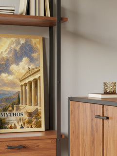 Mythos book watercolour illustration paper finish options – matte satin gloss