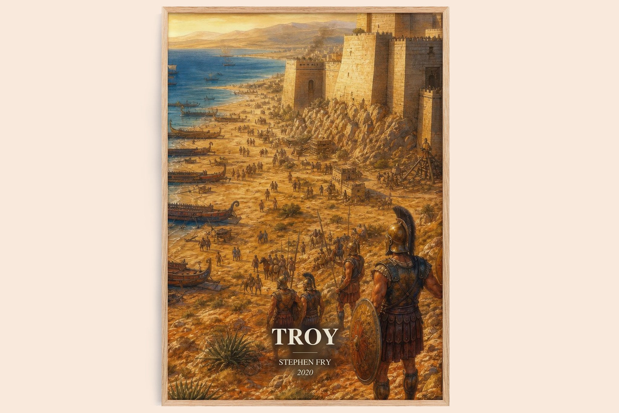 Troy Book Watercolour Illustration by Stephen Fry