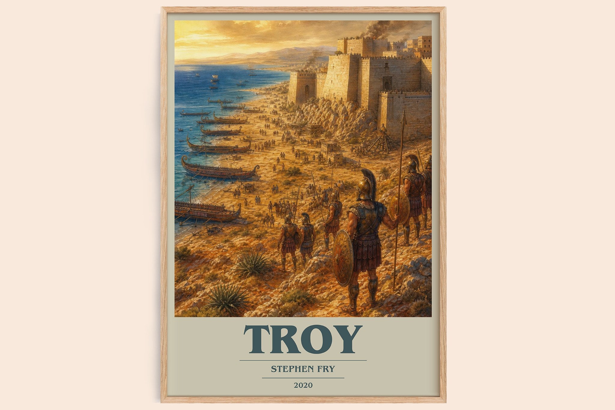 Troy Book Cover Poster by Stephen Fry