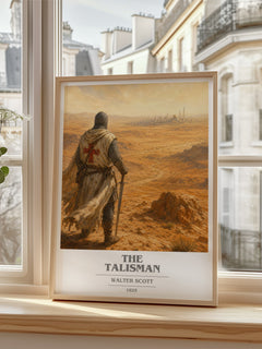The Talisman book cover poster colour and style options – Walter Scott book art
