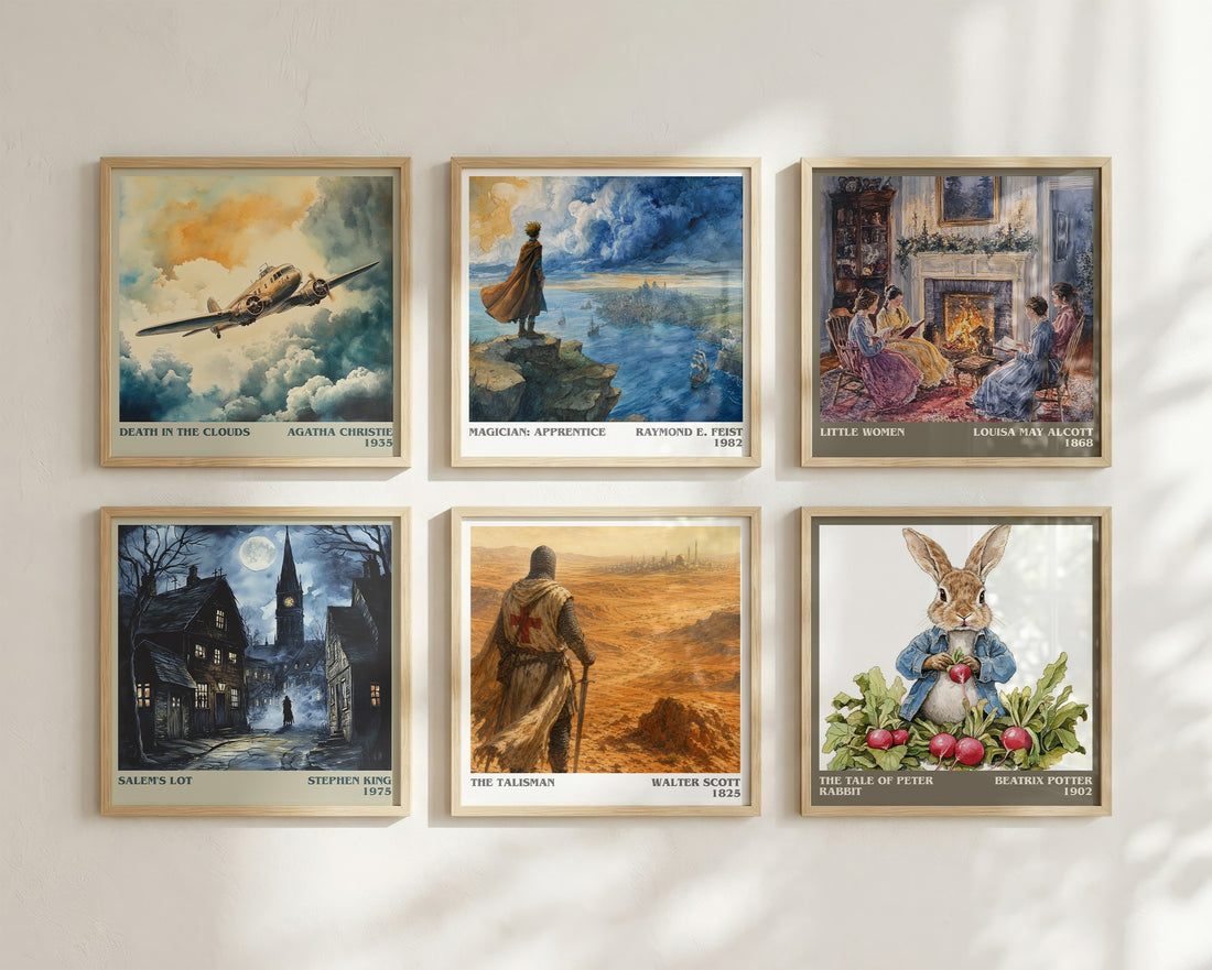 The Talisman literary art print colour and style options – Walter Scott book art