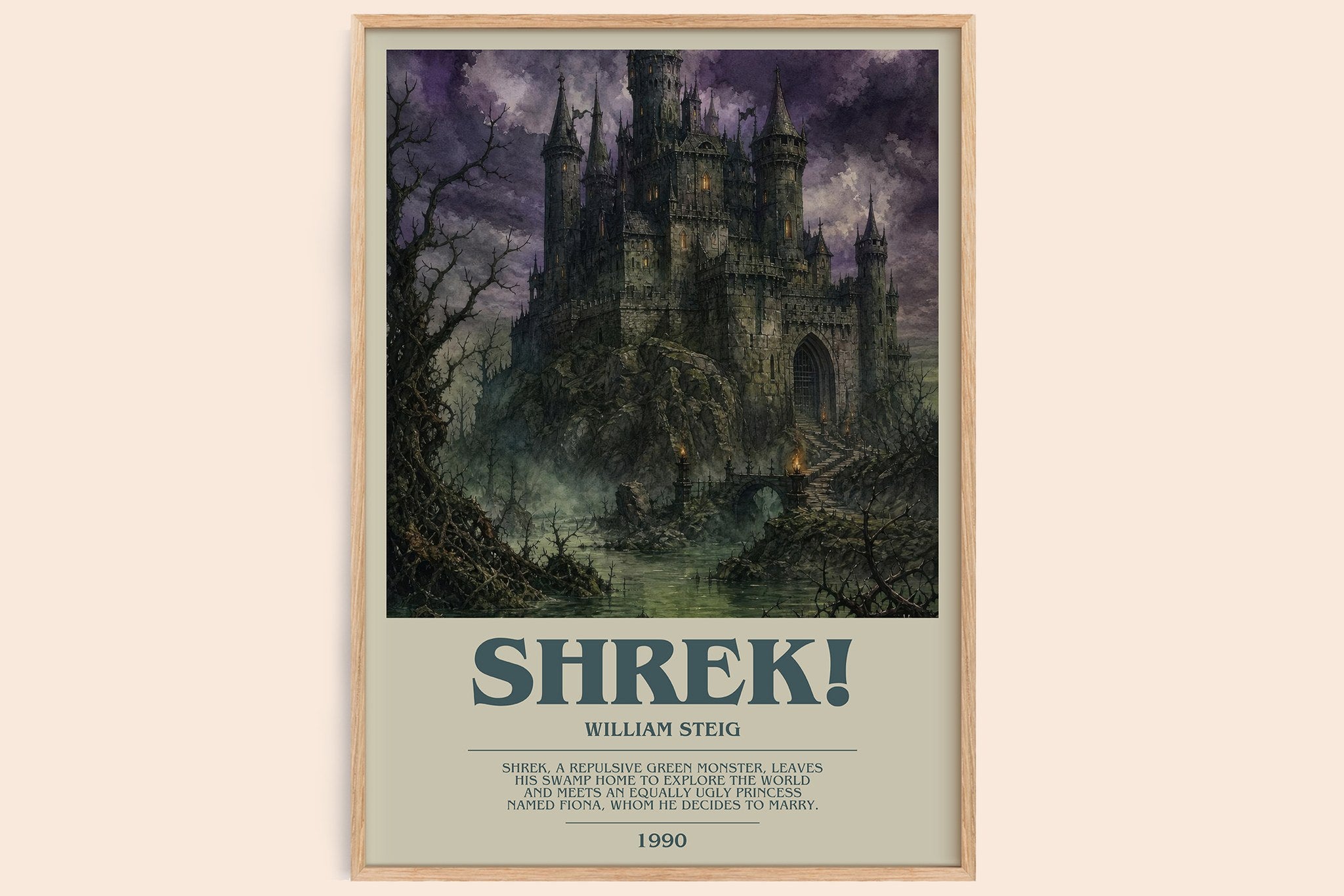 Shrek! Bookish Wall Art by William Steig