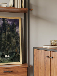 Shrek! book watercolour illustration paper finish options – matte satin gloss