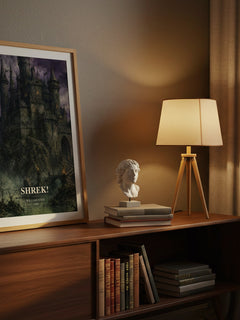 Shrek! watercolour print on bookshelf – William Steig fan gift