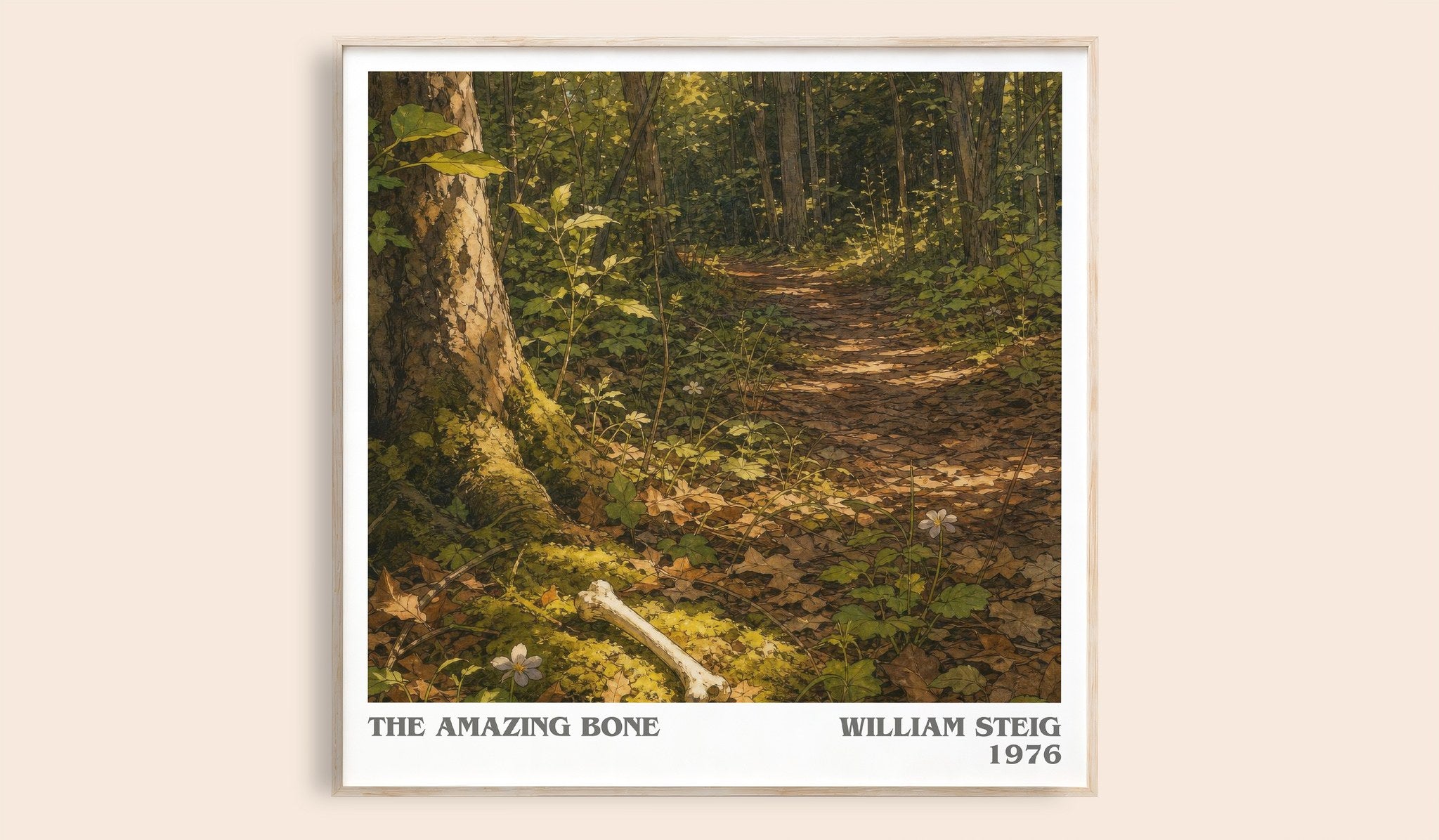 The amazing bone Literary Art Print by William Steig