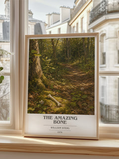 The amazing bone book cover poster colour and style options – William Steig book art