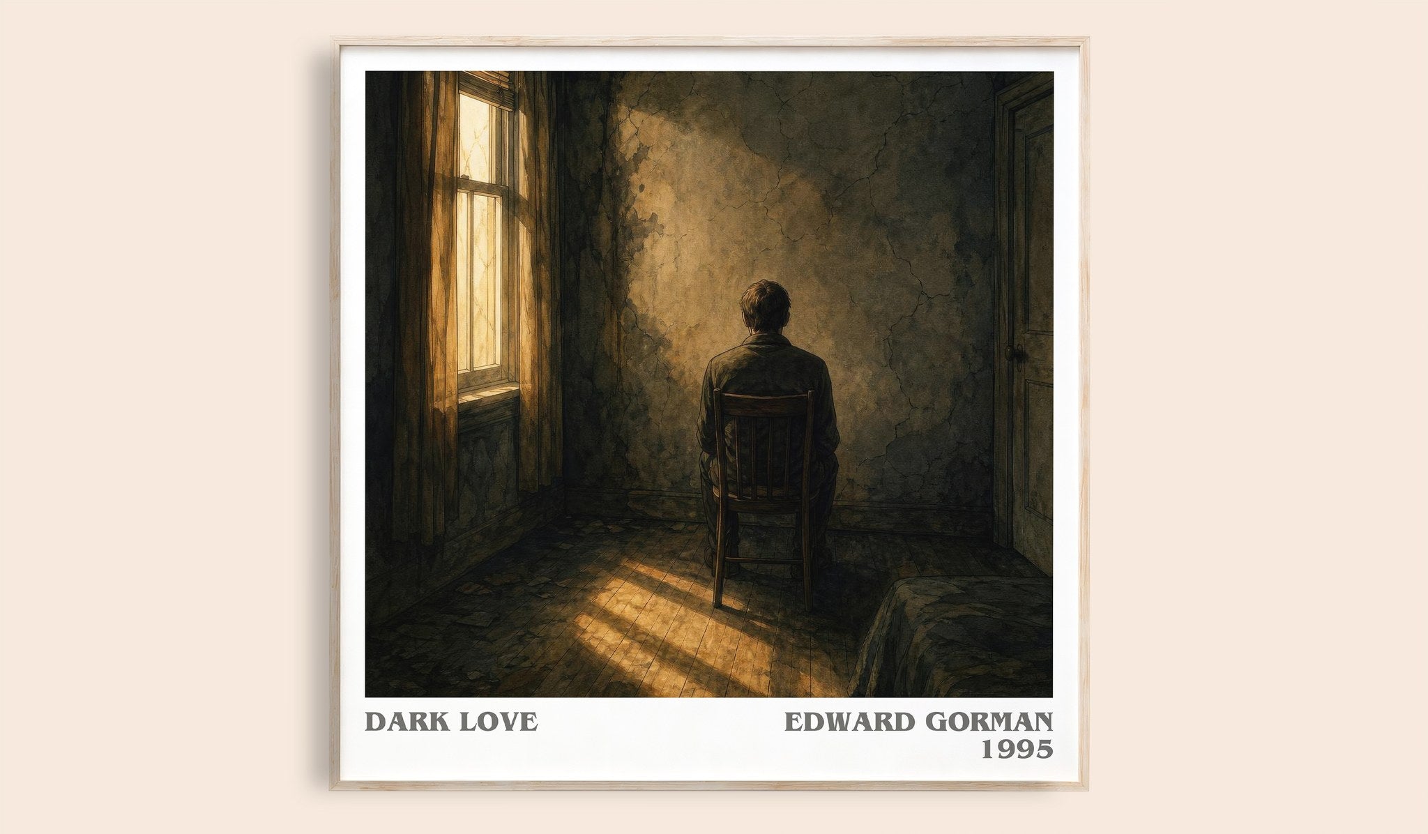 Dark Love Literary Art Print by Edward Gorman