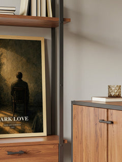 Dark Love book watercolour illustration paper finish options – matte satin gloss