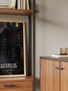 Masters of Darkness III book watercolour illustration paper finish options – matte satin gloss