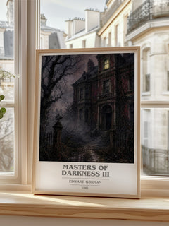 Masters of Darkness III book cover poster colour and style options – Edward Gorman book art
