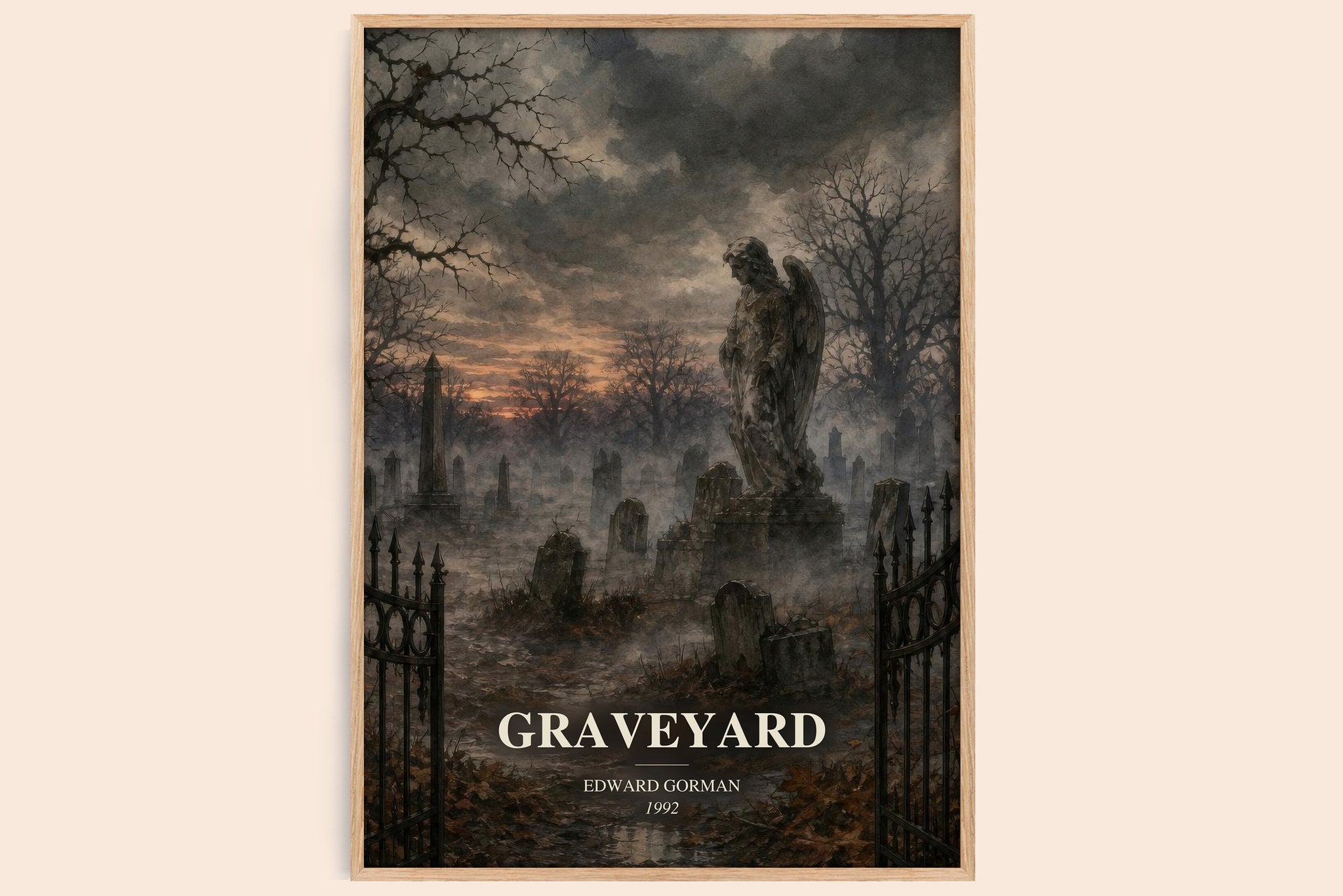 Graveyard Book Watercolour Illustration by Edward Gorman