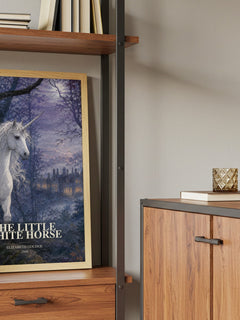 The Little White Horse book watercolour illustration paper finish options – matte satin gloss