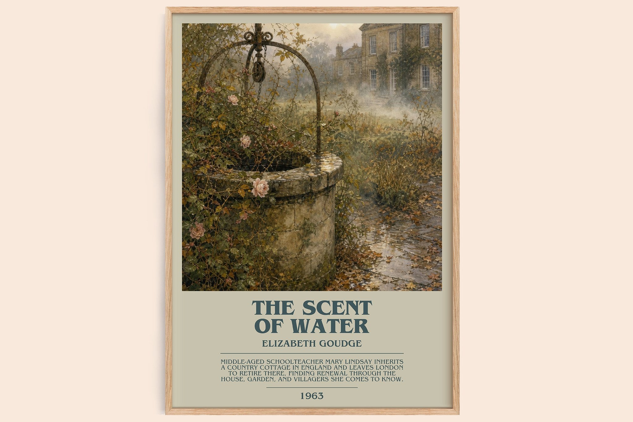 The Scent of Water Bookish Wall Art by Elizabeth Goudge