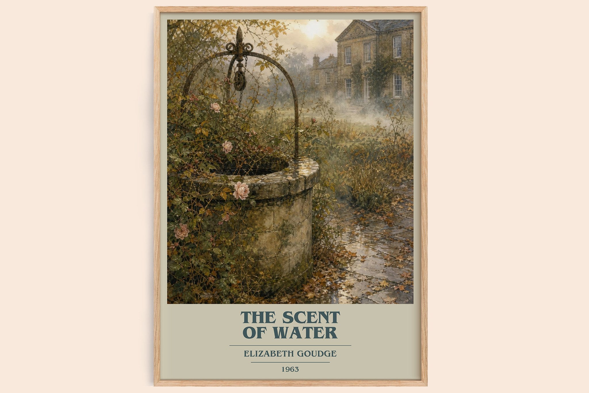 The Scent of Water Book Cover Poster by Elizabeth Goudge