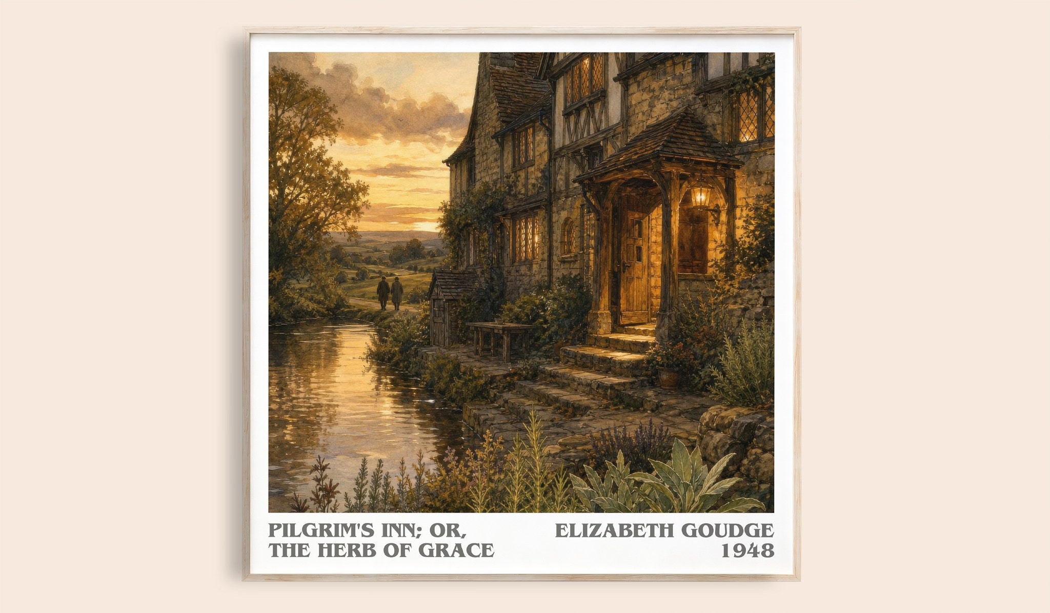 Pilgrim's Inn; or, The Herb of Grace Literary Art Print by E. Goudge
