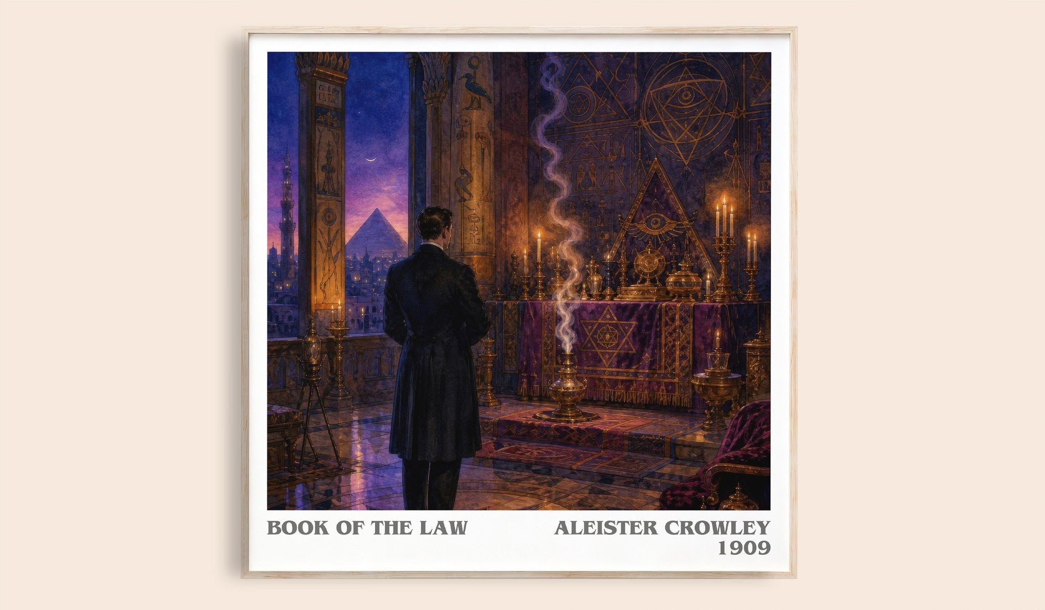 Book of the Law Literary Art Print by Aleister Crowley