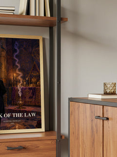 Book of the Law book watercolour illustration paper finish options – matte satin gloss