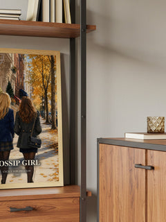 Gossip Girl book watercolour illustration paper finish options – matte satin gloss