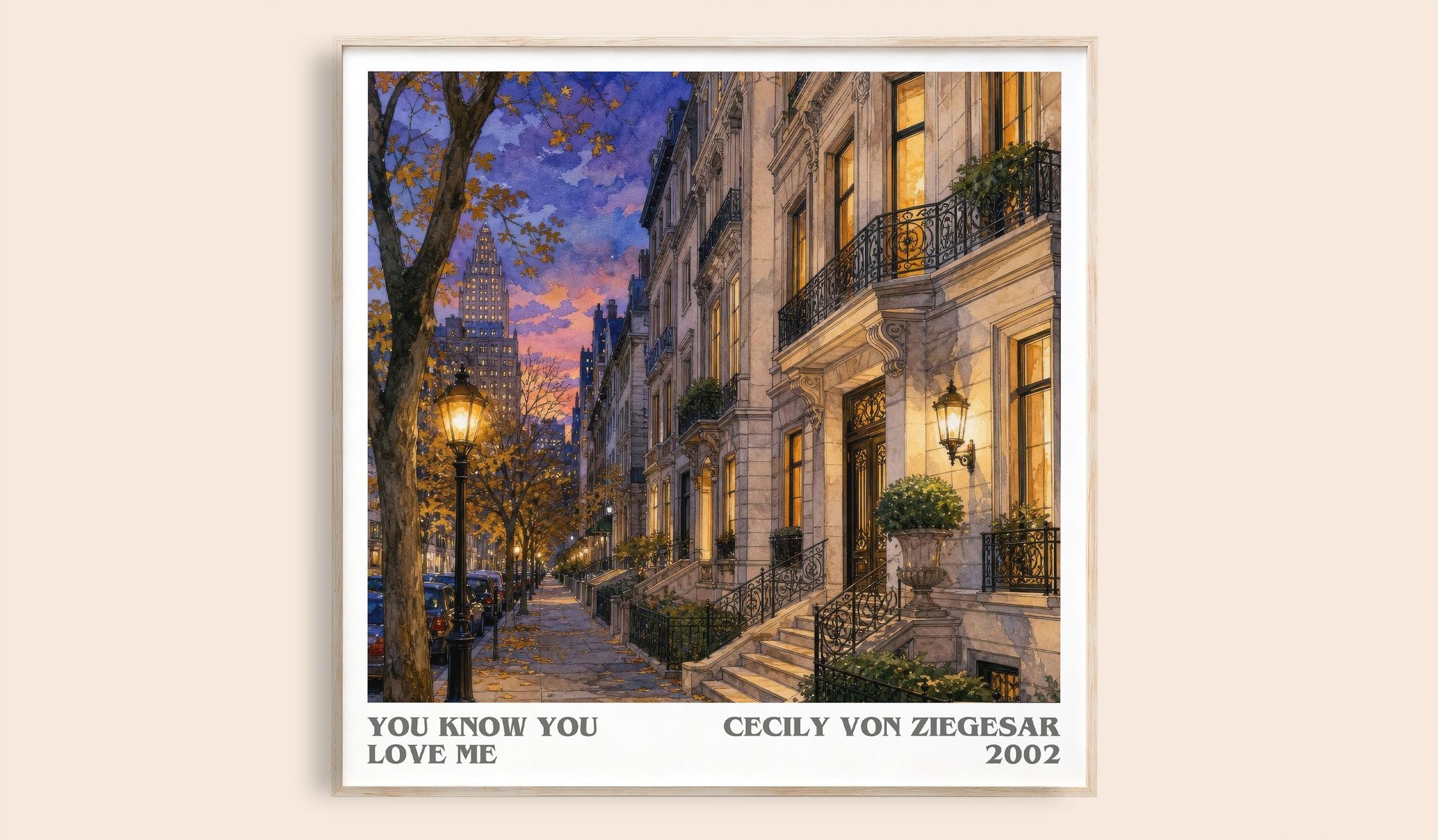 You Know You Love Me Literary Art Print by Cecily von Ziegesar