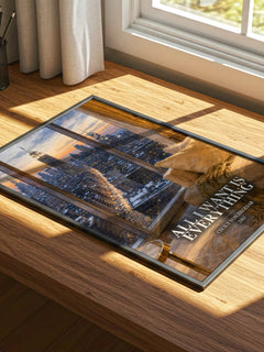All I Want Is Everything watercolour book poster framed on wall – young adult wall art