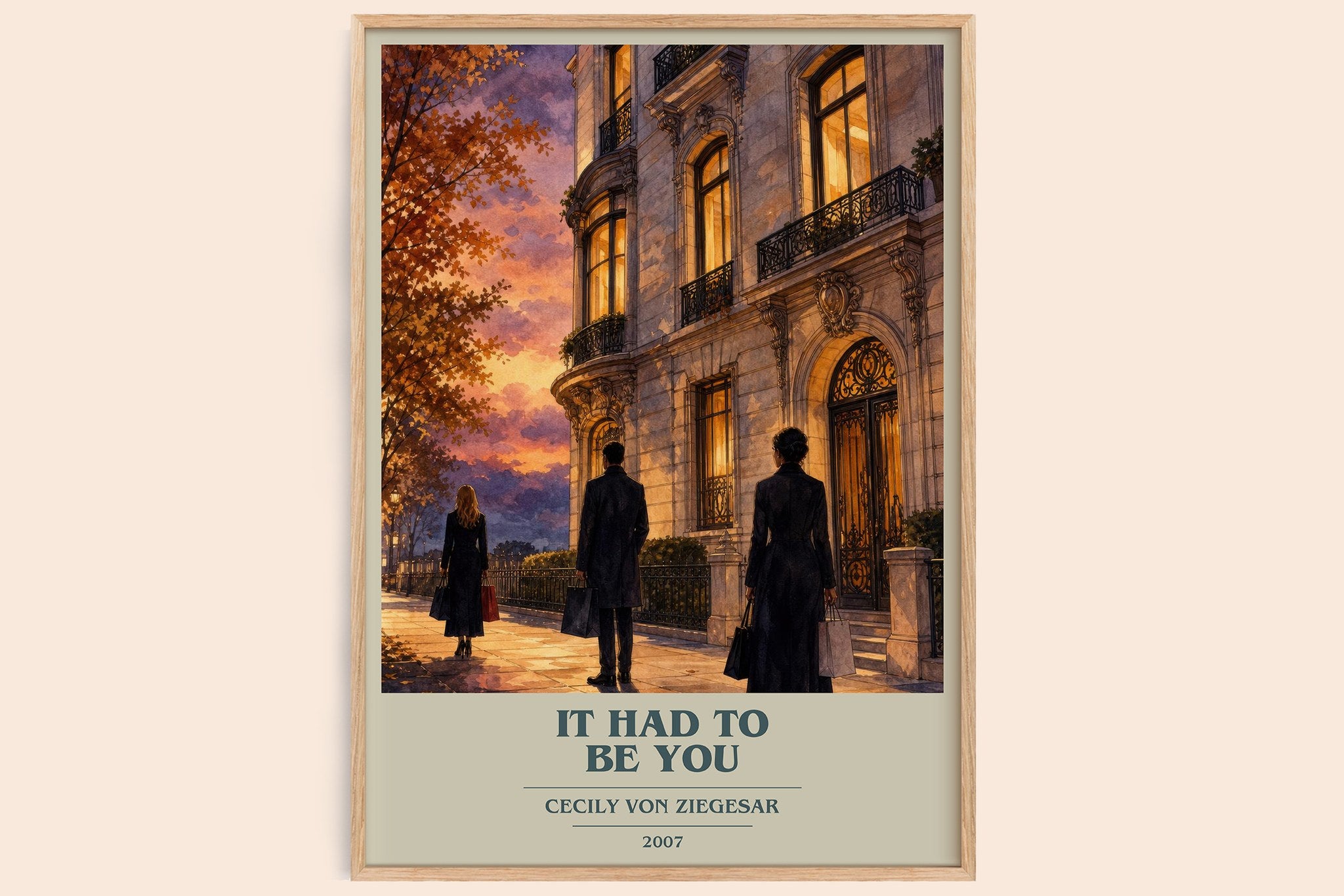 It Had to Be You Book Cover Poster by Cecily von Ziegesar