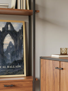 Lyrical Ballads book watercolour illustration paper finish options – matte satin gloss