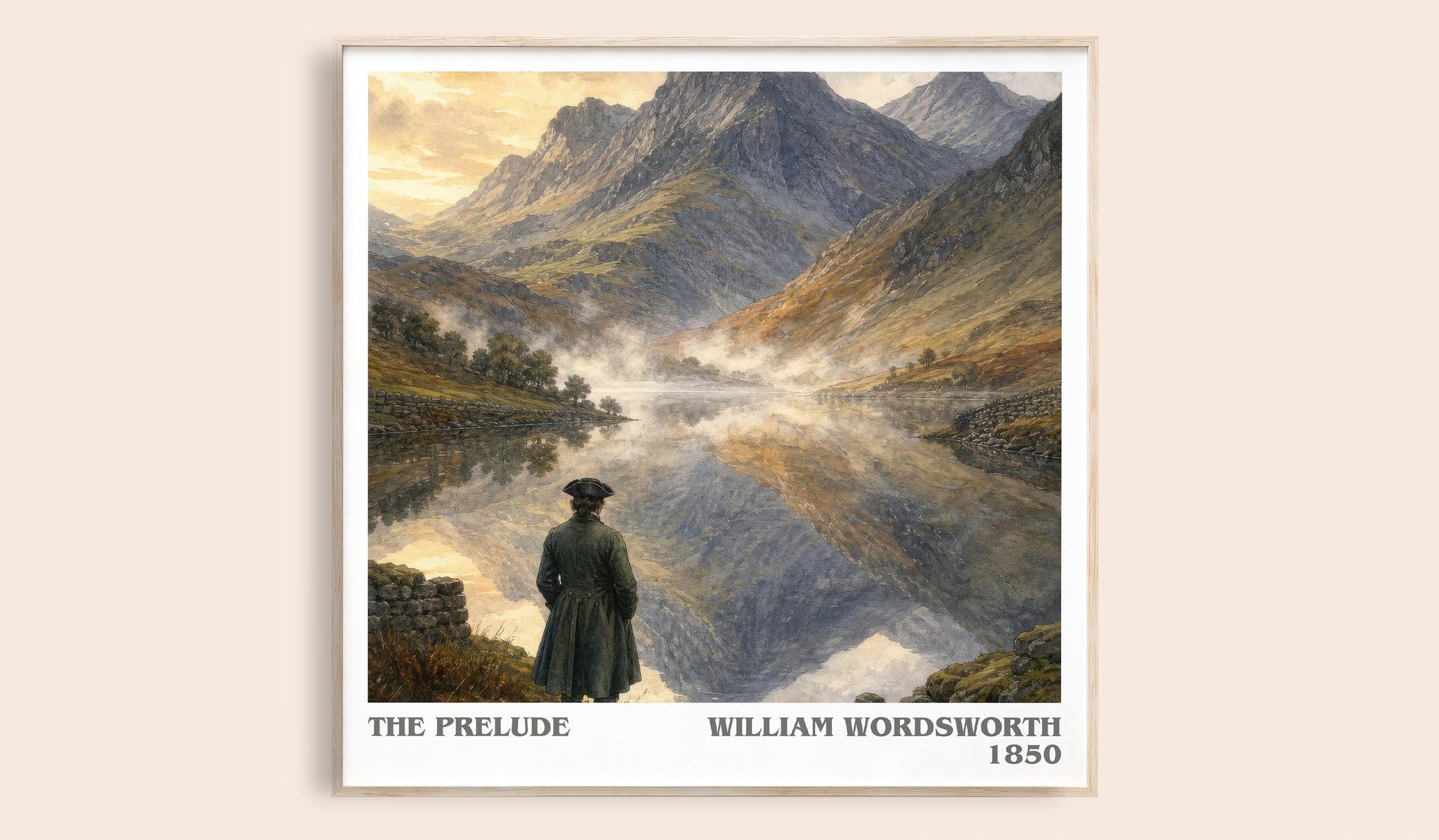 The prelude Literary Art Print by William Wordsworth