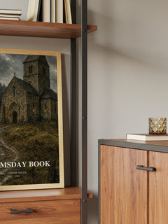 Doomsday book book watercolour illustration paper finish options – matte satin gloss