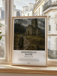 Doomsday book bookish poster colour and style options – Connie Willis book art