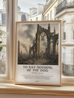 To Say Nothing of the Dog bookish poster colour and style options – Connie Willis book art
