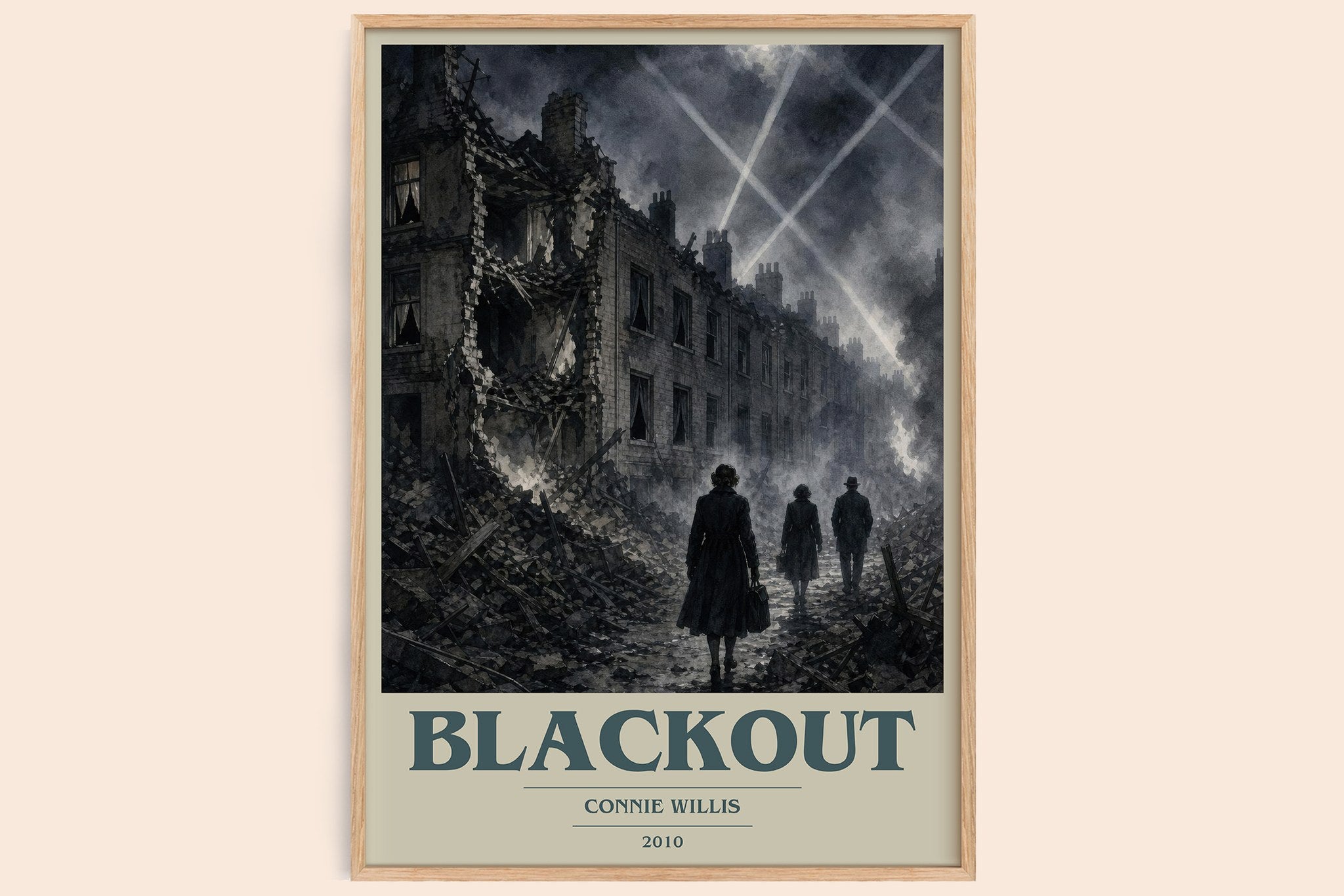 Blackout Book Cover Poster by Connie Willis