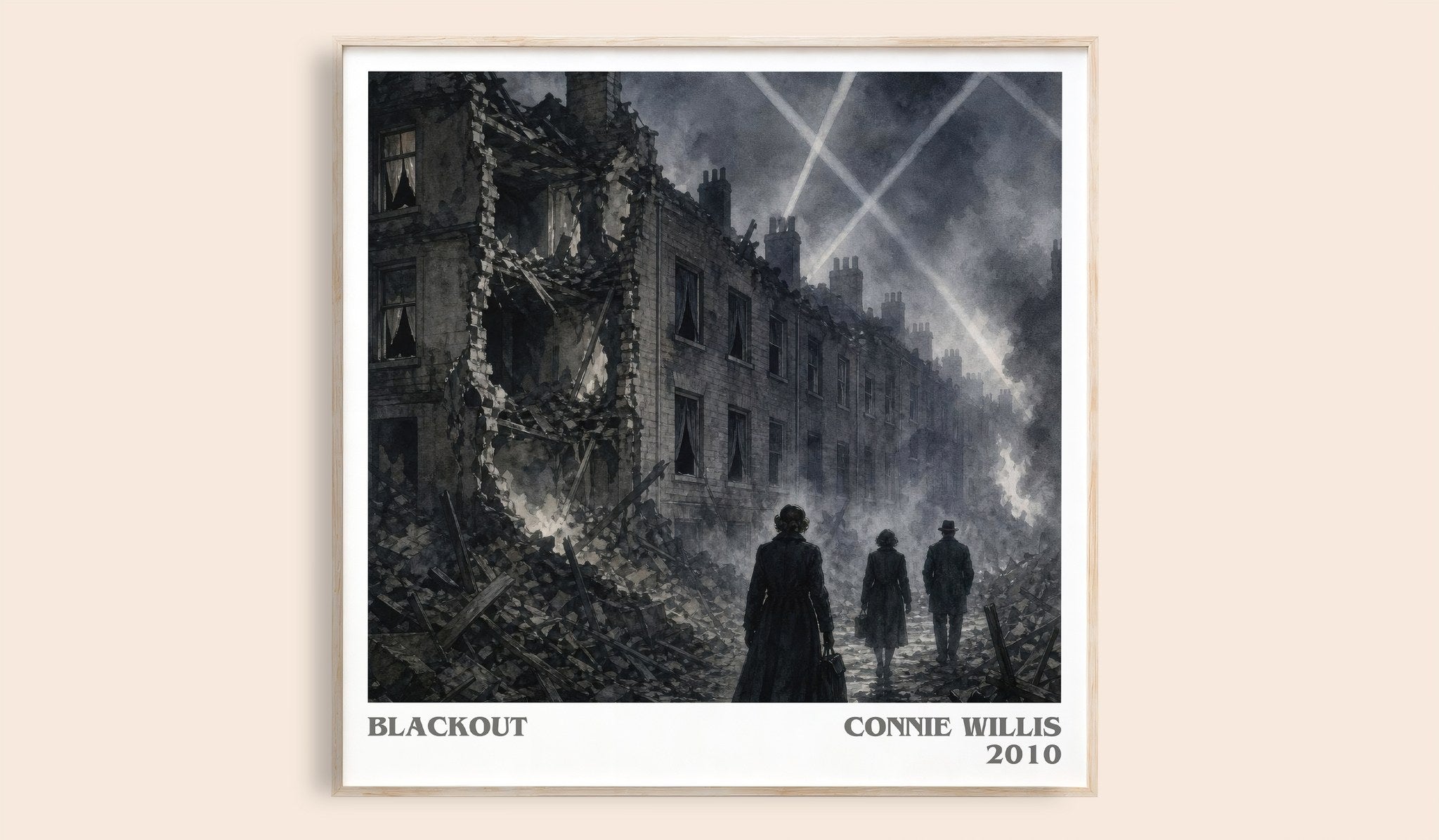 Blackout Literary Art Print by Connie Willis