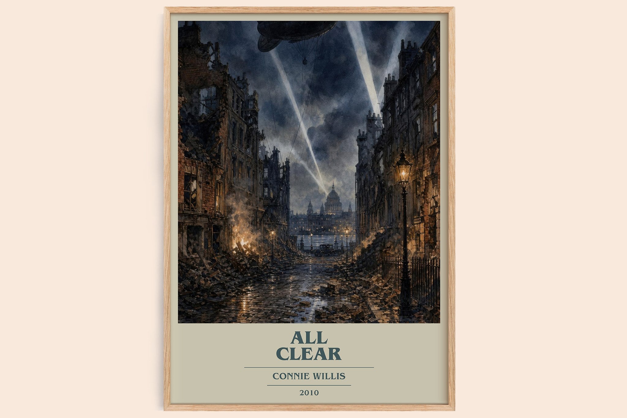 All Clear Book Cover Poster by Connie Willis