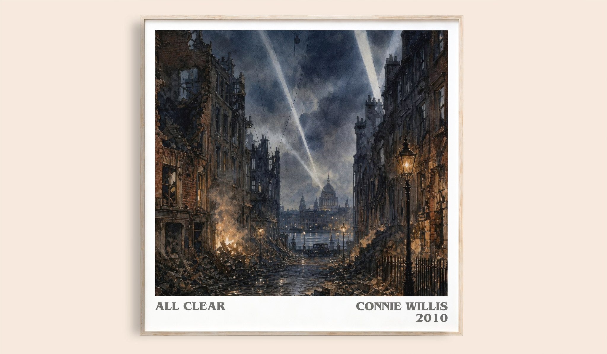 All Clear Literary Art Print by Connie Willis