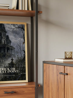 Trick or Treat (Point) book watercolour illustration paper finish options – matte satin gloss