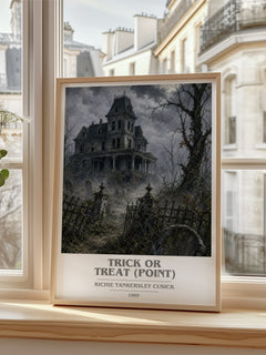 Trick or Treat (Point) book cover poster colour and style options – Richie Tankersley Cusick book art