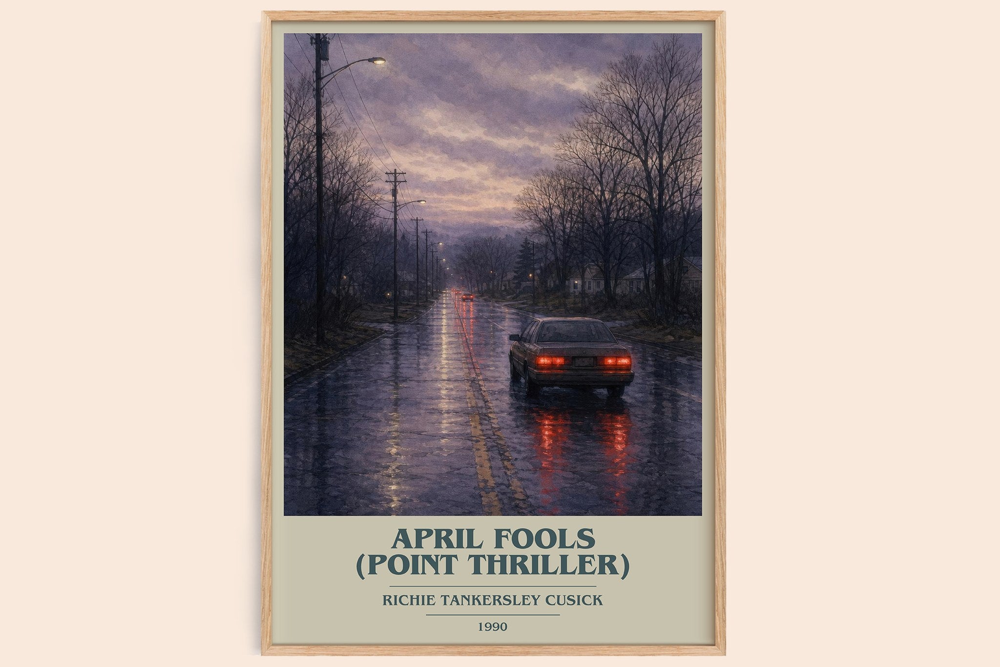 April Fools (Point Thriller) Book Cover Poster by R. Cusick
