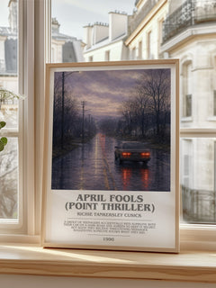 April Fools (Point Thriller) bookish poster colour and style options – Richie Tankersley Cusick book art