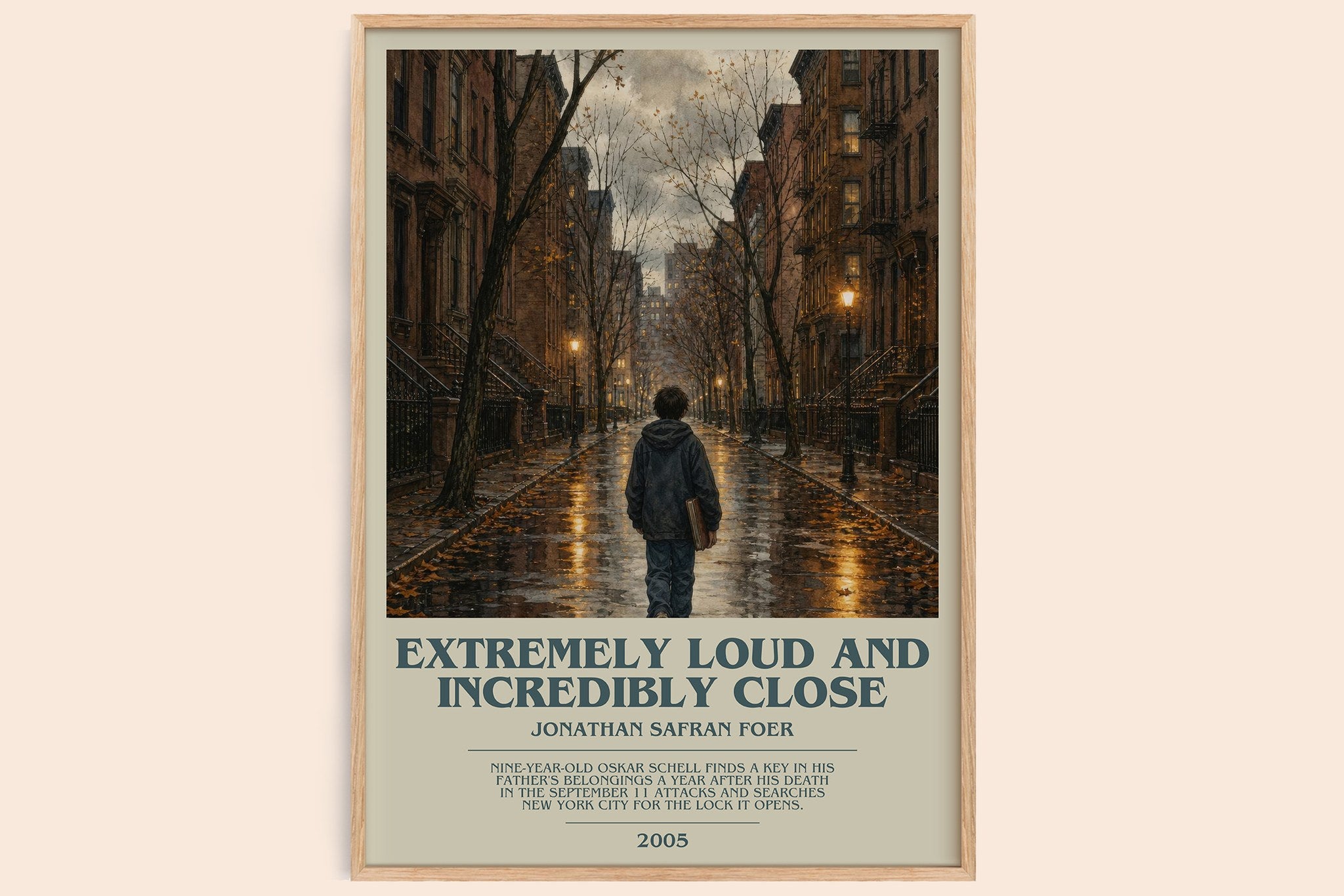 Extremely Loud and Incredibly Close Bookish Wall Art by J. Foer