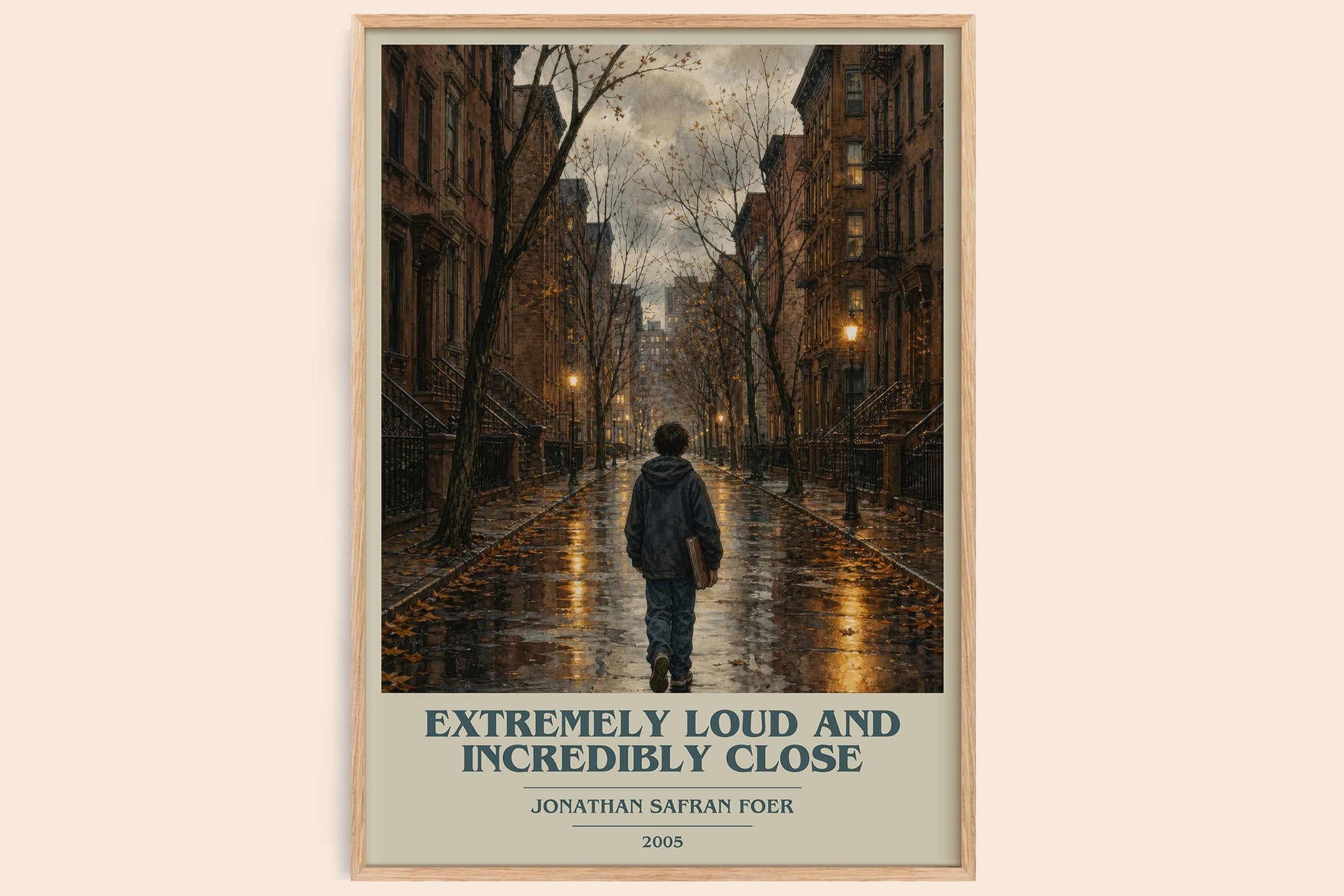 Extremely Loud and Incredibly Close Book Cover Poster by J. Foer