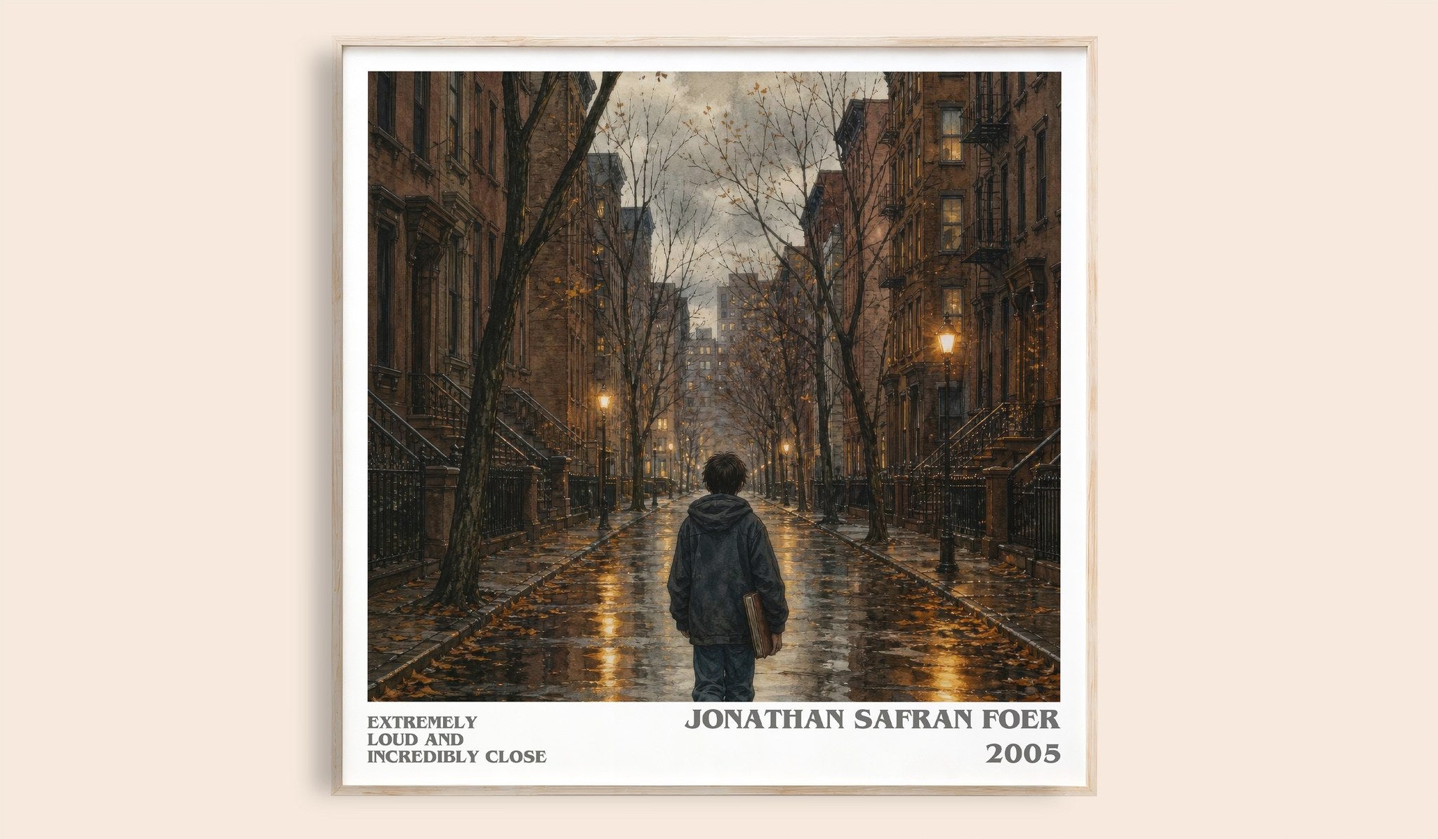 Extremely Loud and Incredibly Close Literary Art Print by J. Foer