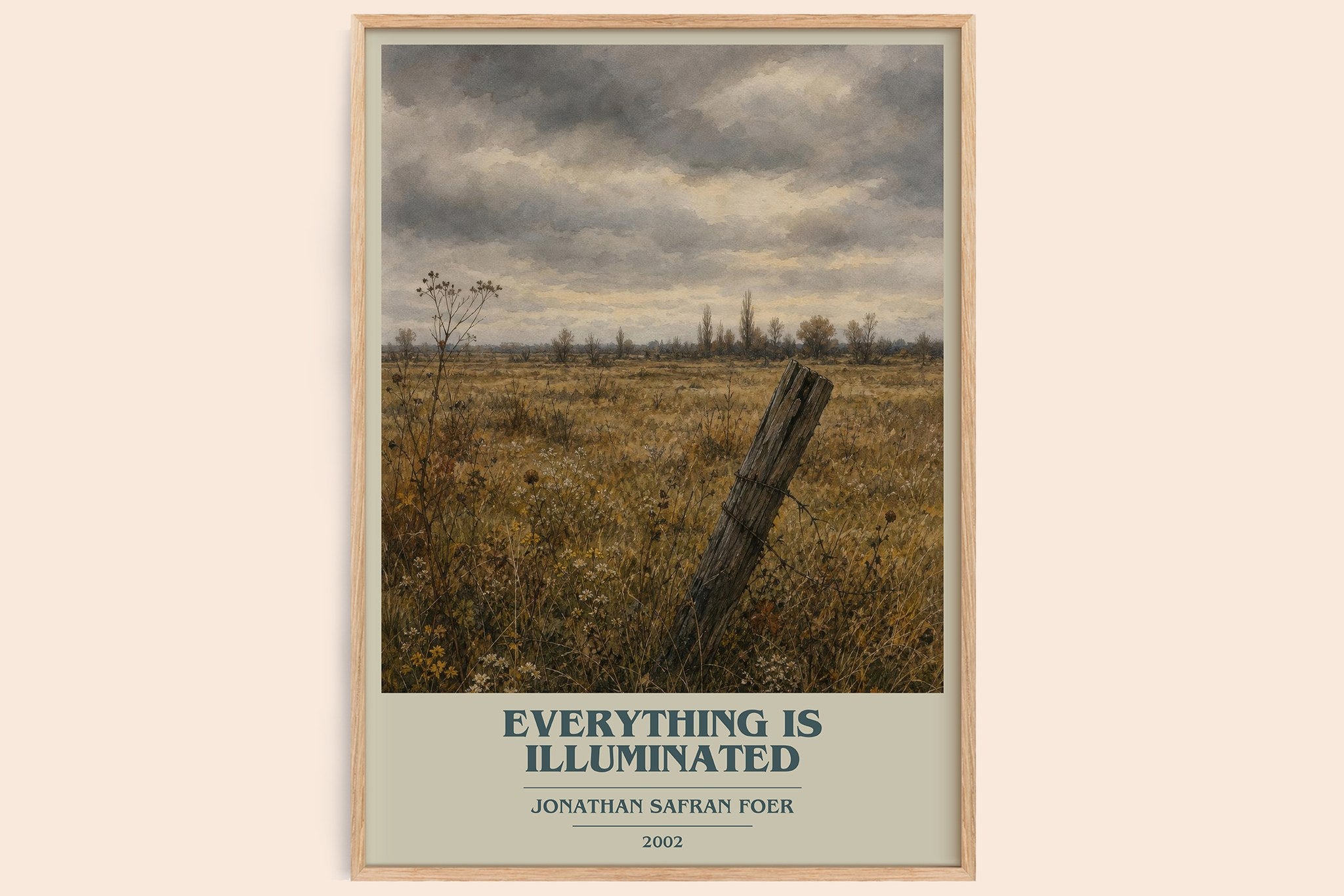 Everything Is Illuminated Book Cover Poster by Jonathan Safran Foer