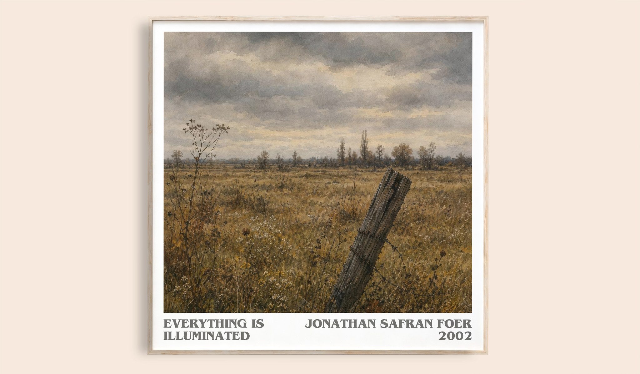 Everything Is Illuminated Literary Art Print by Jonathan Safran Foer
