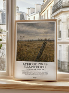 Everything Is Illuminated bookish poster colour and style options – Jonathan Safran Foer book art