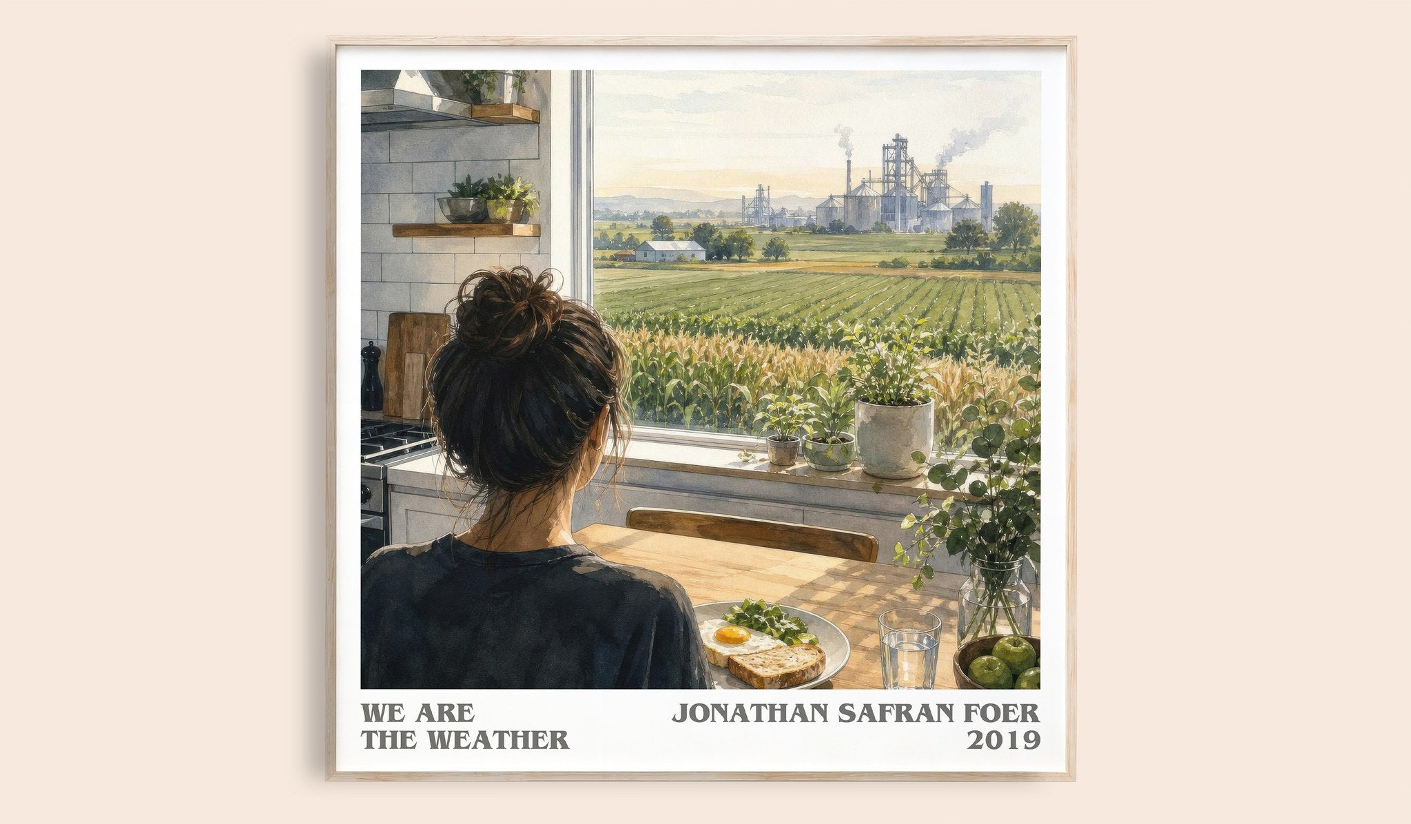 We are the weather Literary Art Print by Jonathan Safran Foer