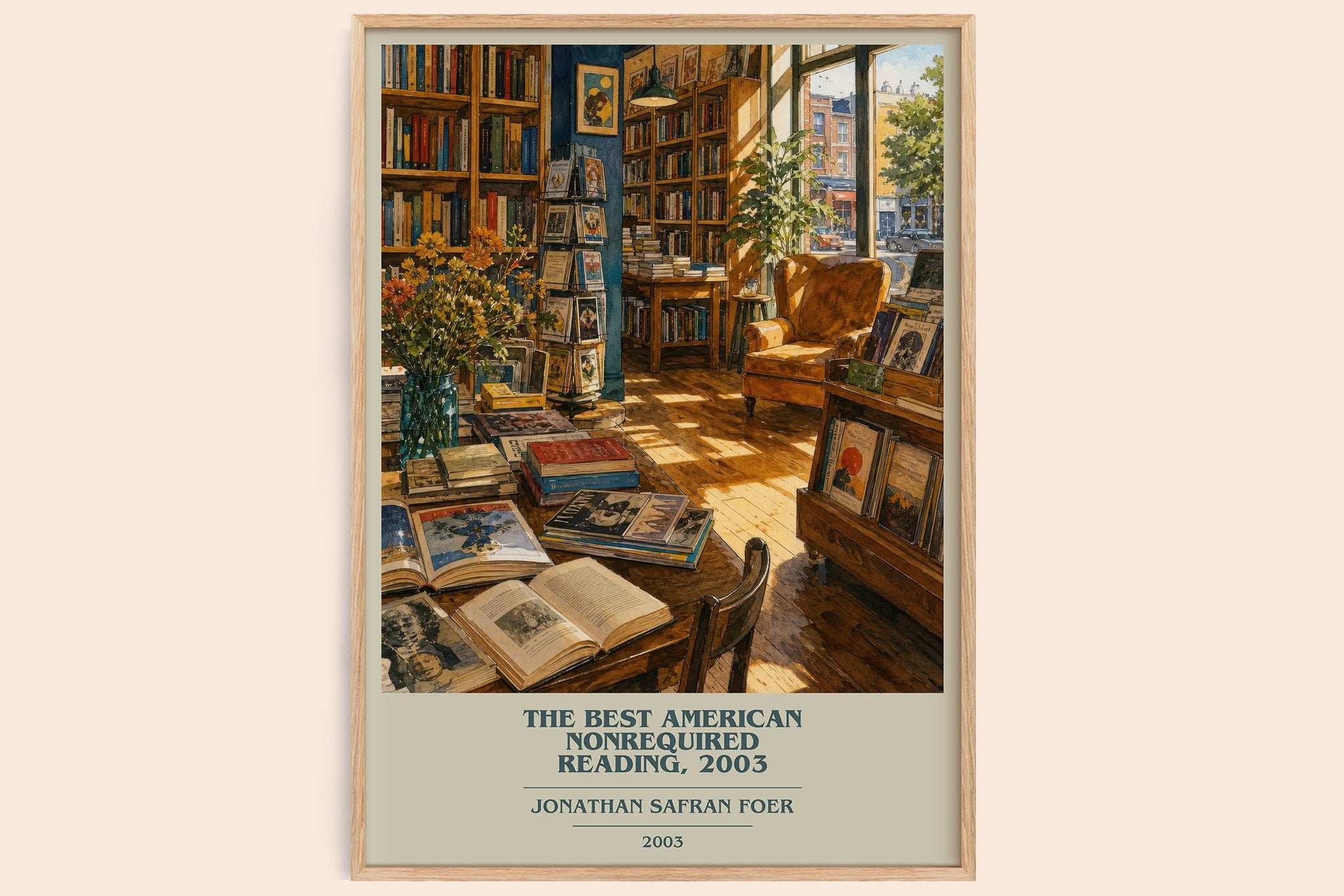 best American nonrequired reading, 2003 Book Cover Poster by J. Foer