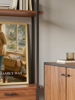 The Family Way book watercolour illustration paper finish options – matte satin gloss
