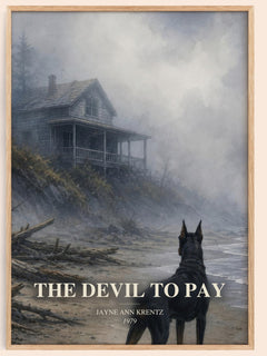 The Devil To Pay watercolour book poster by Jayne Ann Krentz – framed literary art print