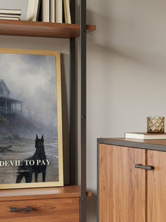 The Devil To Pay book watercolour illustration paper finish options – matte satin gloss