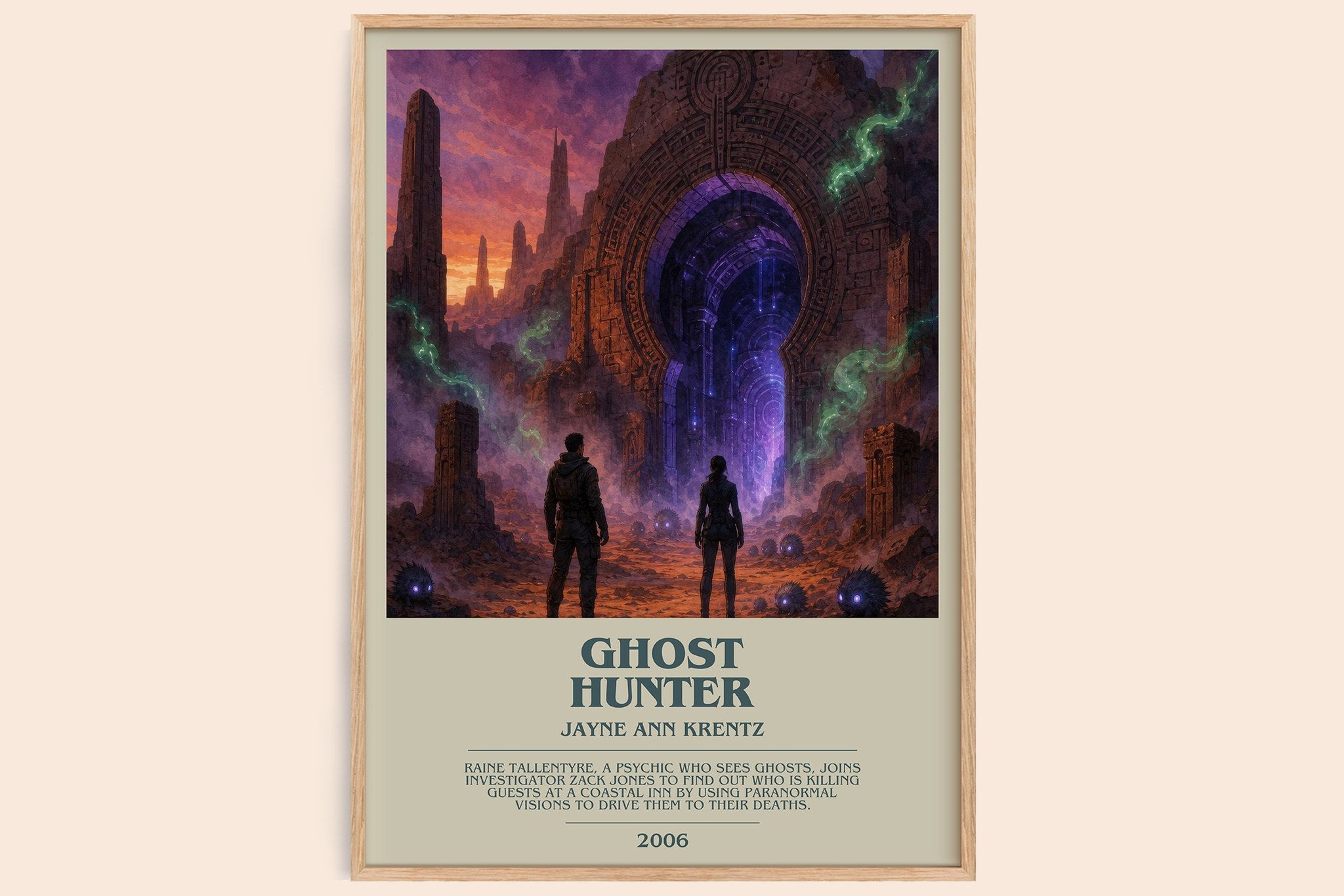 Ghost Hunter Bookish Wall Art by Jayne Ann Krentz